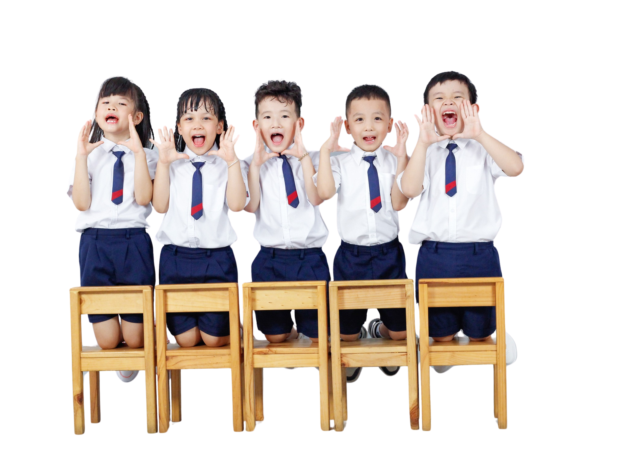 Học sinh Trường Mầm non Việt Anh (VBBS) vui vẻ đến trường