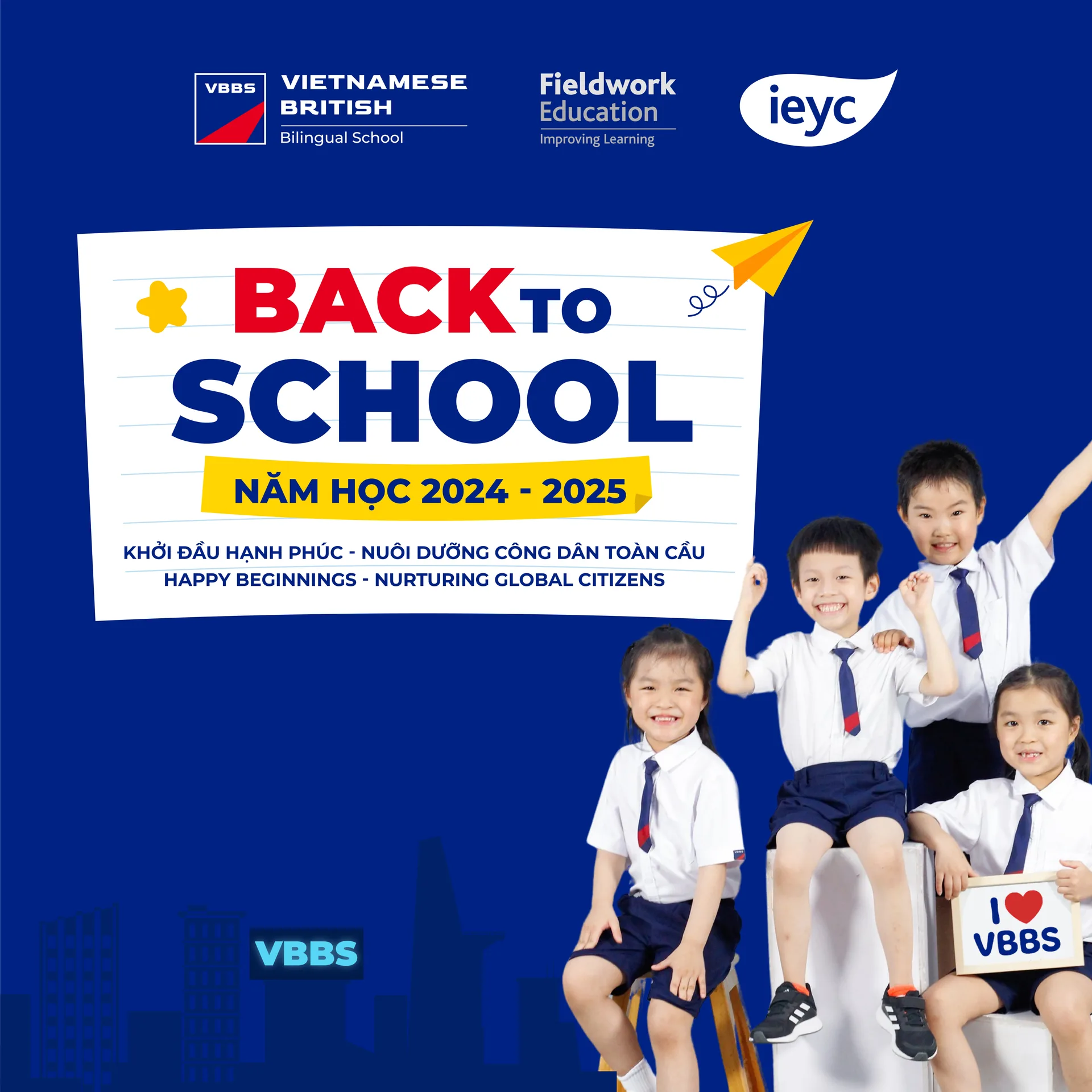 Nụ cười hồn nhiên của các tân binh mầm non