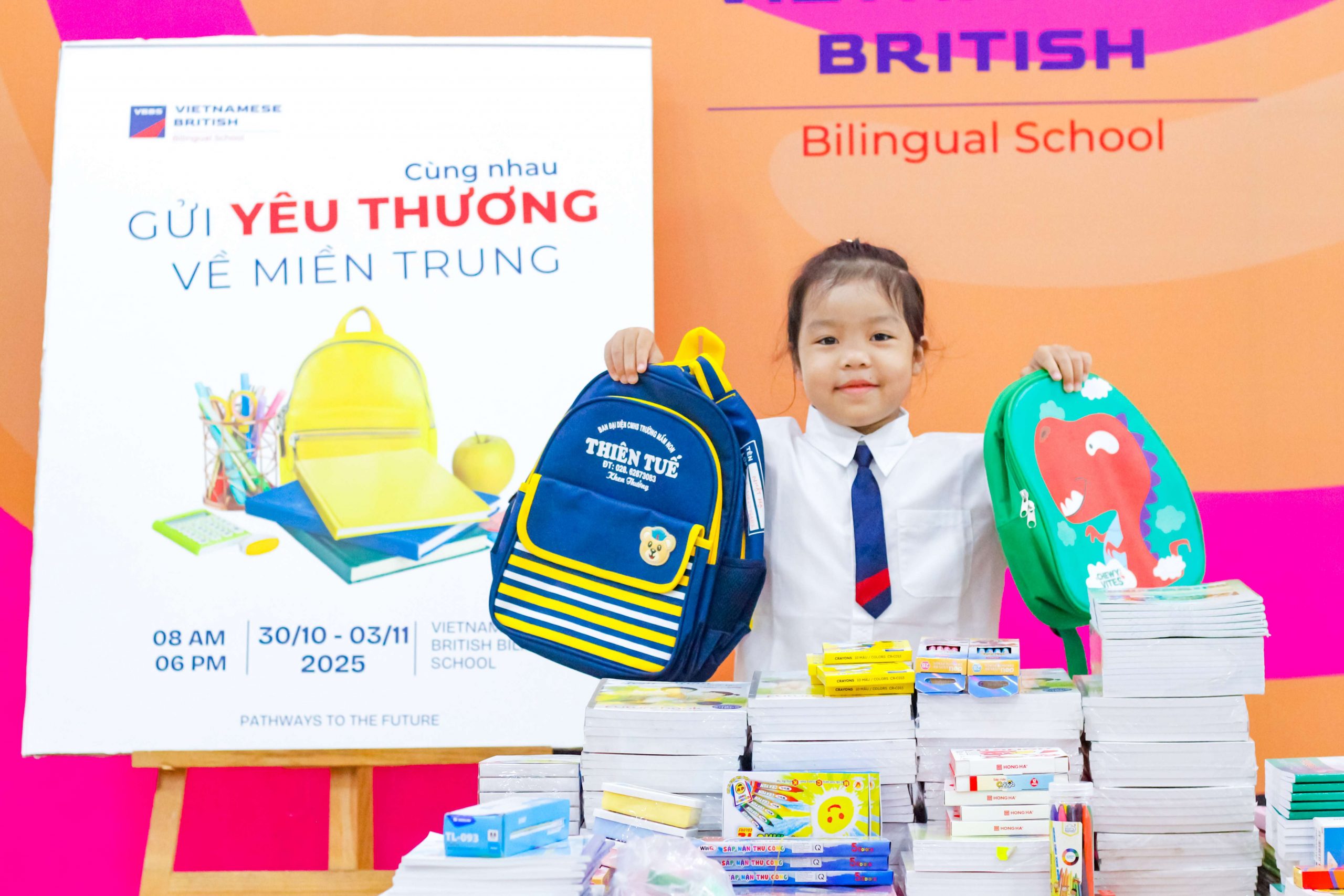 VBBS lan tỏa yêu thương qua chương trình thiện nguyện “Gửi yêu thương về miền Trung”, gieo mầm nhân ái cho trẻ từ những hành động nhỏ.