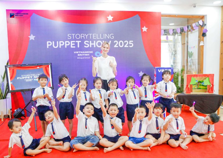 VBBS Storytelling Puppet Show 2025 Tân Phú – Hoạt Động Kể Chuyện Tiếng Anh Nuôi Dưỡng Tự Tin Cho Trẻ Mầm Non